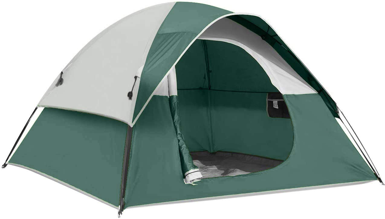 Outdoor Portable Double Rainproof Camping Tent 2/4/6 Persons ...