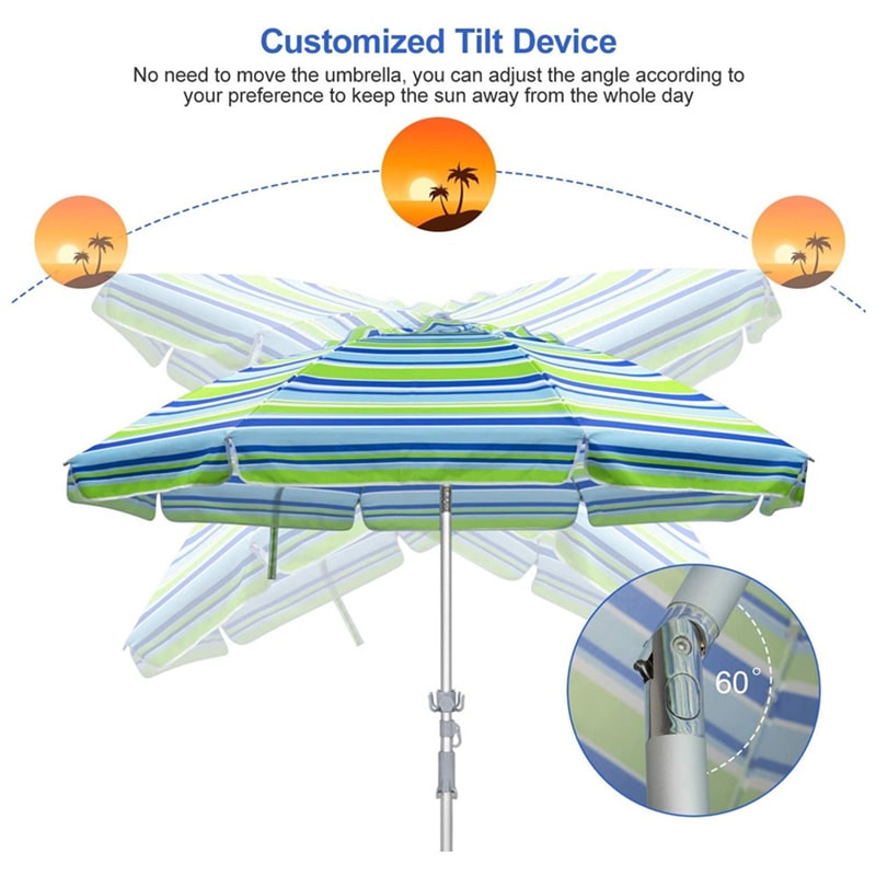 Portable Adjustable Beach Umbrella